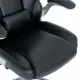 Кресло  PREMIUM "Phantom EX-553", рециклированная кожа, регулируемый подголовник, черное, 532940. Фото товара с разных ракурсов.