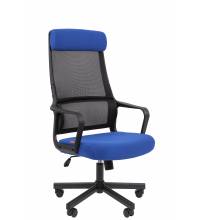 Кресло руководителя Chairman 590 Россия черный/синий